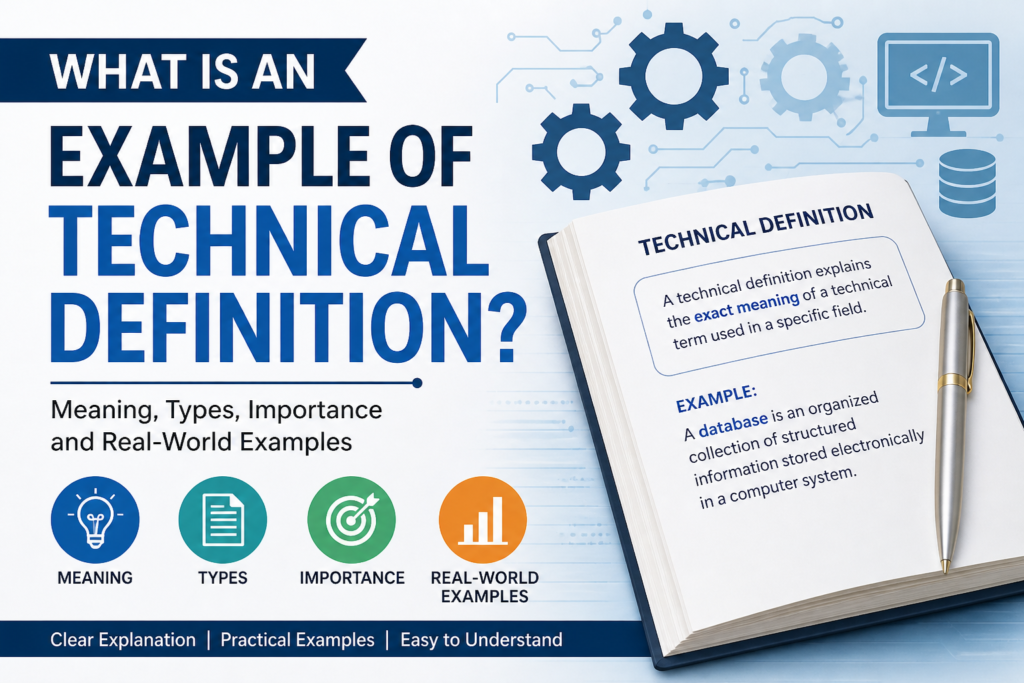 Example of Technical Definition